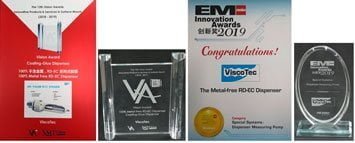 Double awarded metal-free dispenser: With the 14th EM Asia Innovation Award and the 13th SMT China VA Vision Award.