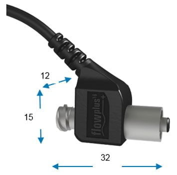 Figure 6: Dimensions of the flowplus16